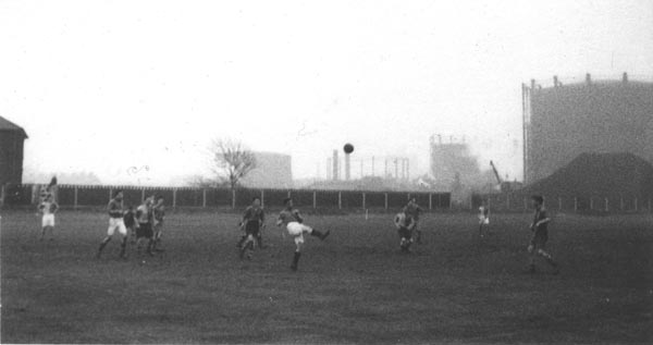 An away game on the old NEGAS ground on Clough Road, Hull in the early-1960s