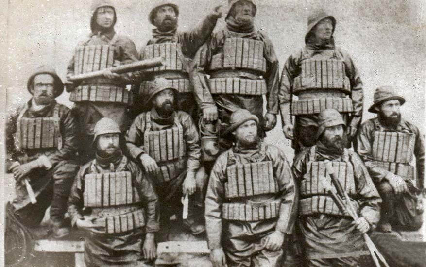 The crew in 1885