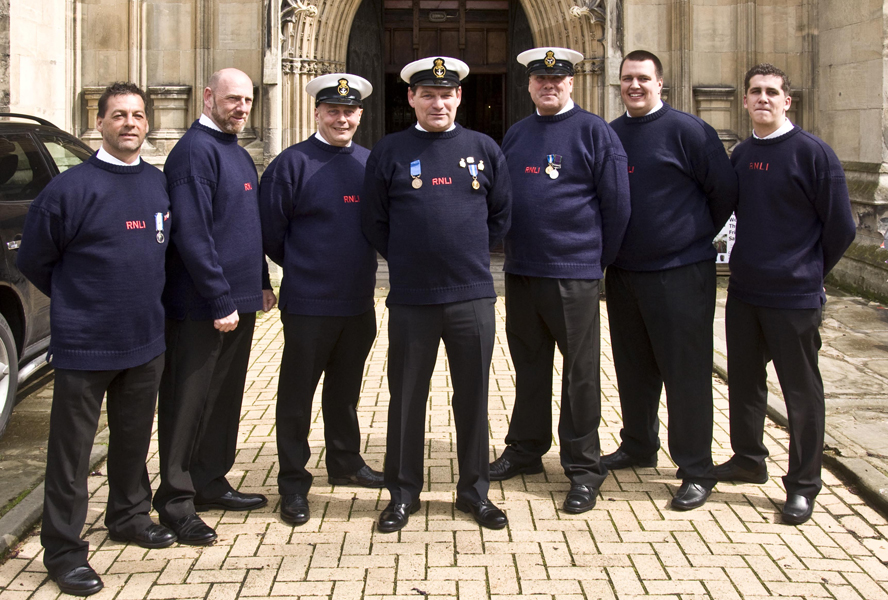 The Lifeboat crew 2010 outside Holy Trinity Church, Hull 2