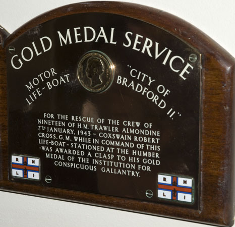 The second of Coxwain Robert Cross' Gold Medals