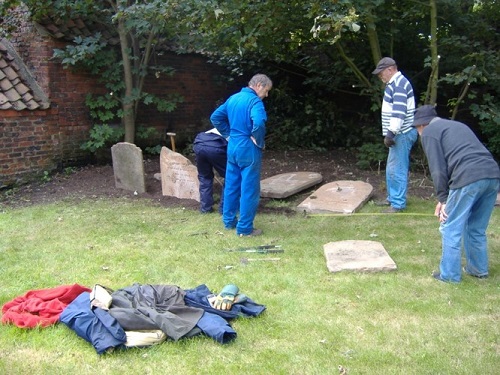 Kew Villa gravestones