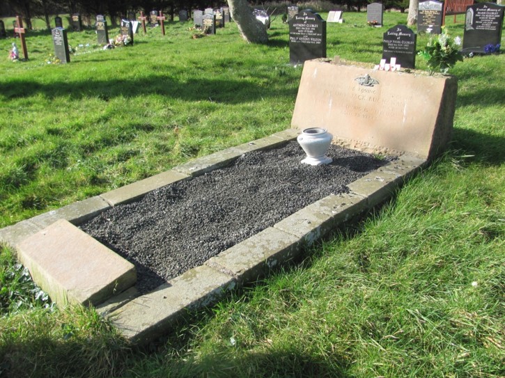 The grave before restoration