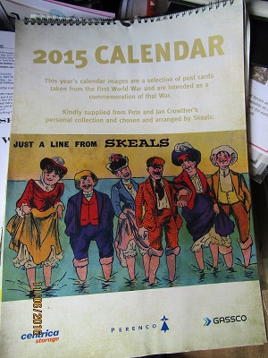 2015 Calendar front cover