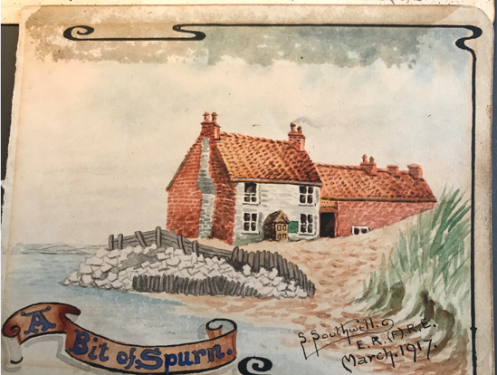 A painting of the Lifeboat Inn