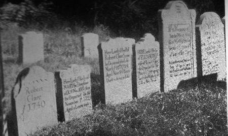 An example of other 18th century headstones