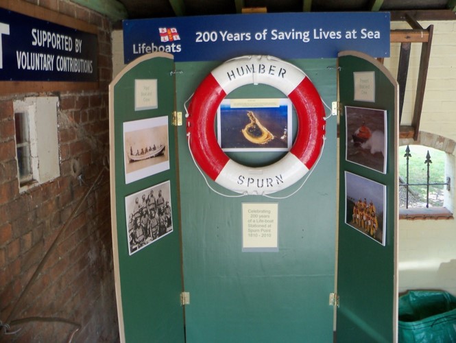 Coxswain of the Humber Lifeboat, Dave Steenvoorden, opens the exhibition