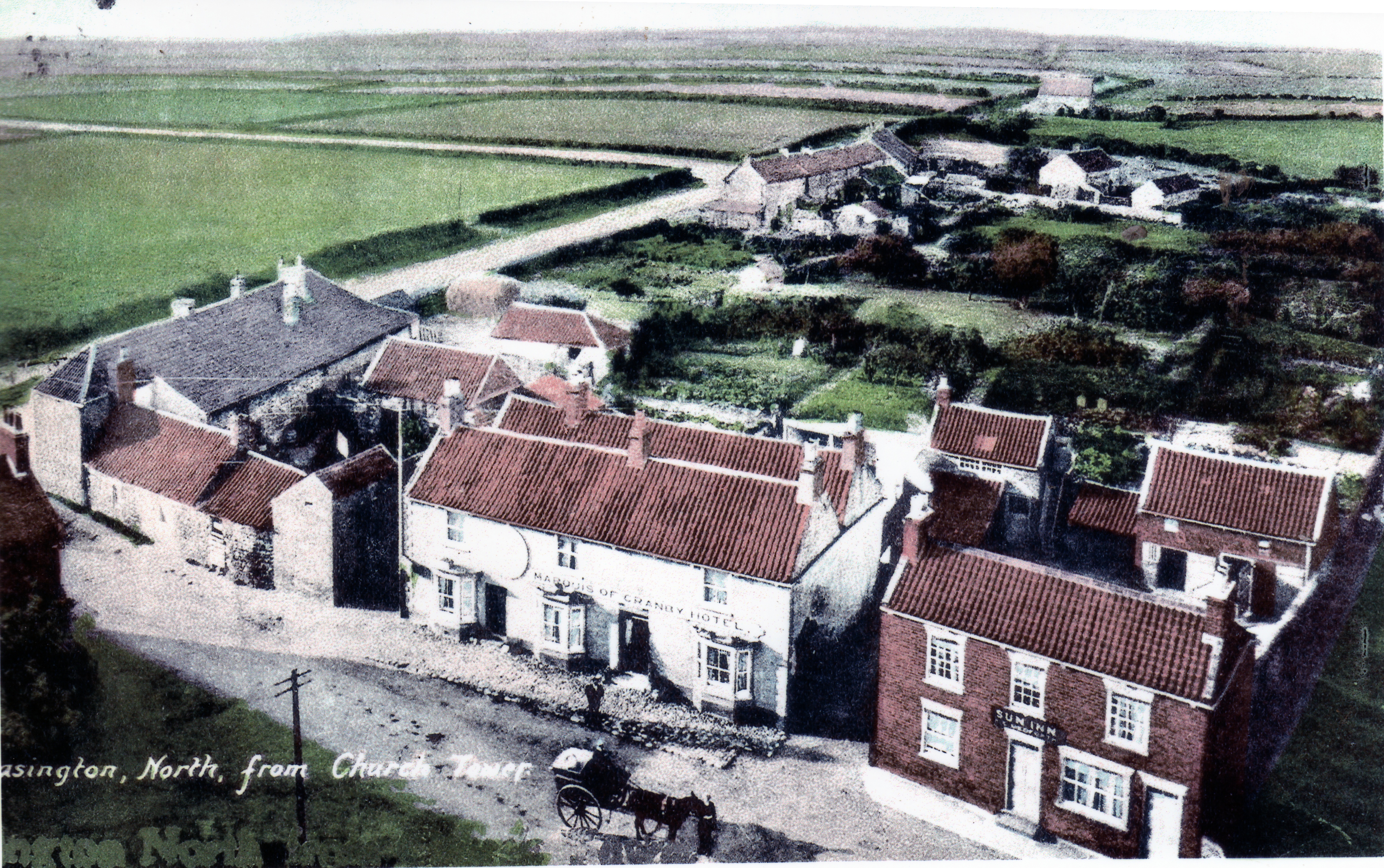 This picture shows the two pubs side by side, taken in 1905